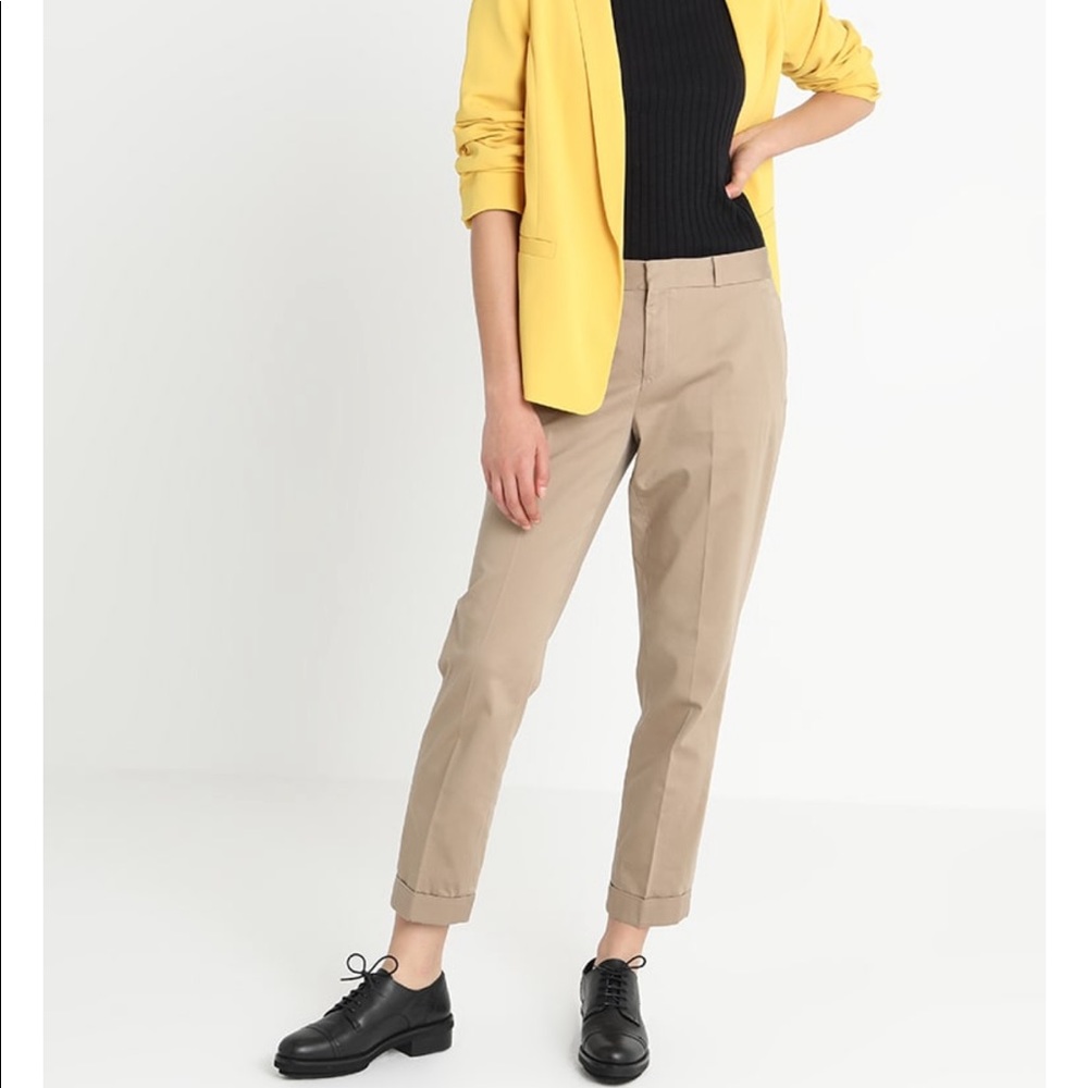 Banana Republic Avery Cuff Khaki Pant